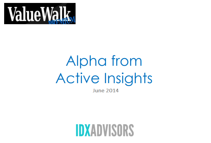 Alpha from Active Insights